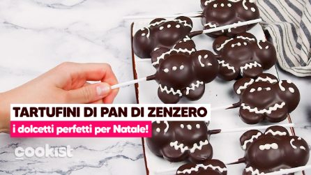 Tartufini di pan di zenzero: i dolcetti perfetti per Natale!