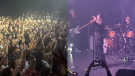Emma, il pubblico canta Oj Vita Mia durante il concerto di Napoli
