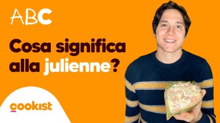 Taglio alla julienne: cosa significa e come si pratica