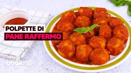 Polpette di pane raffermo al sugo: morbide e saporite!