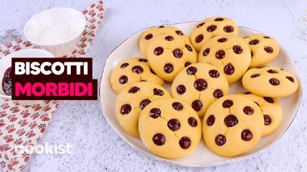 BISCOTTI morbidi con confettura di CILIEGIE 🍒