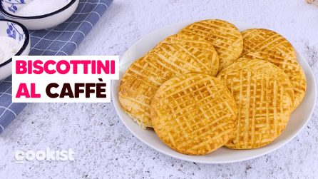 Biscottini al caffè: leggeri e friabili e facilissimi da preparare!
