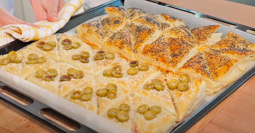 Stuffed triangles: the recipe for a quick and tasty appetizer