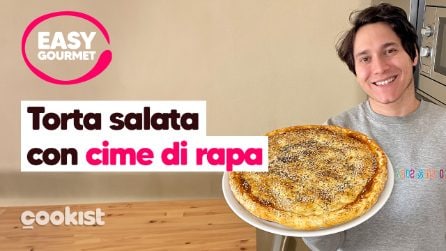 Torta salata con le cime di rapa: l'idea facile e sfiziosa da provare!