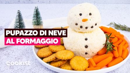 Pupazzo di neve al formaggio: l'idea facile per un antipasto sfizioso che conquisterà tutti!
