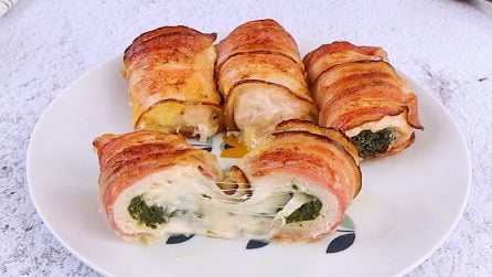 Chicken rolls with spinach: a simple and tasty dish for a quick dinner!