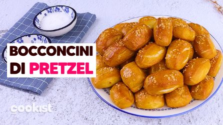 Bocconcini di pretzel: come farli gonfi e profumati!