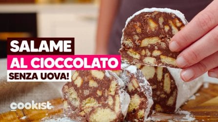 Salame al cioccolato al caffè: questa versione senza uova è irresistibile!