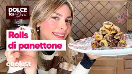 French toast rolls di panettone (o pandoro): facili e sfiziosi