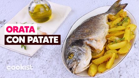 Orata al forno con patate: come renderla ancora più saporita in pochi e semplici passaggi!