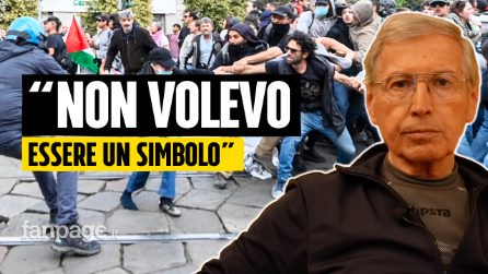 Gianni Occhi e il corteo pro Pal: "Credevo mi arrestassero, la polizia non doveva intervenire"