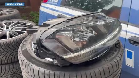 Smontavano 4 pneumatici in due minuti e mezzo: arrestati due ladri specializzati nei furti di gomme