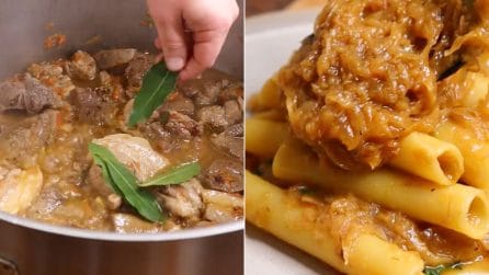 Genovese napoletana: la ricetta del primo piatto saporito e genuino