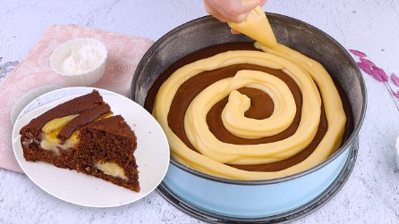 Cake with cream and chocolate: it's so delicious and easy that you'll always make it!