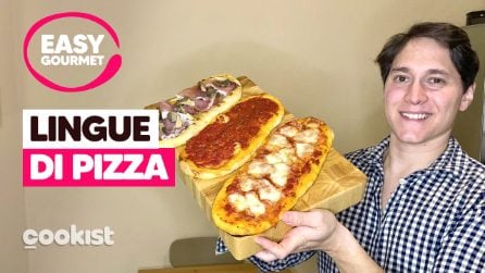 Lingue di pizza: la ricetta facile per farle in casa sottili e super croccanti (in 3 gusti diversi)
