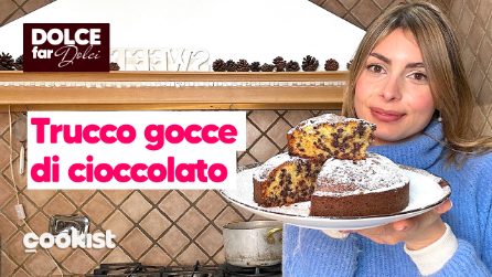 I consigli per non far cadere le gocce di cioccolato sul fondo della torta