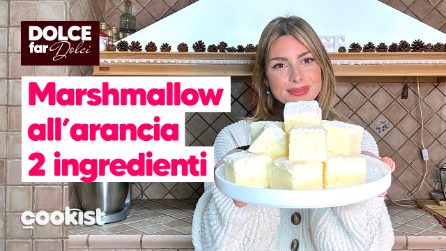 Marshmallow all'arancia: pronti con 2 ingredienti!