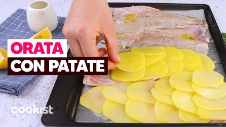 Filetti di orata al forno con patate: il piatto veloce e leggero!