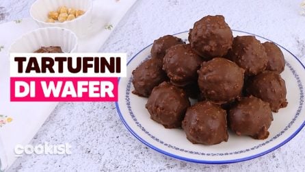Tartufini di wafer e nocciole: pronti con soli 4 ingredienti!