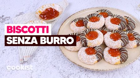 Biscotti senza burro: bellissimi, morbidi e golosi!