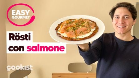 Rosti di patate con salmone affumicato: facile e saporito