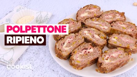 Polpettone con mortadella e pistacchio: filante e goloso, lo amerai al primo morso!