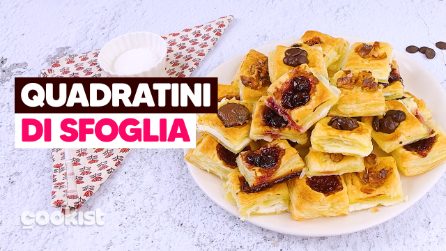 Quadratini di sfoglia dolci: facili, golosi e pronti in meno di 30 minuti!