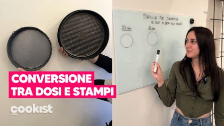Come adattare le dosi a stampi differenti: una formula facile per la conversione!