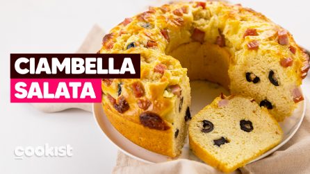 Ciambella salata: la ricetta svuota frigo FACILE e SAPORITA 😋