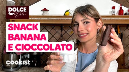 Sticks di banana e cioccolato: facili e super sfiziosi!