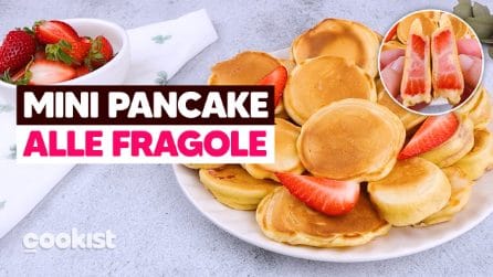 MINI PANCAKES CON LE FRAGOLE: per una colazione facile e golosa 🍓