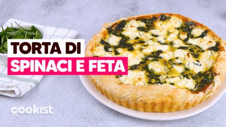 Torta di spinaci e feta: ci vogliono pochi passaggi per svoltare la tua cena!