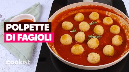 POLPETTE DI FAGIOLI al sugo: FACILI, VELOCI E SENZA CARNE! 😍