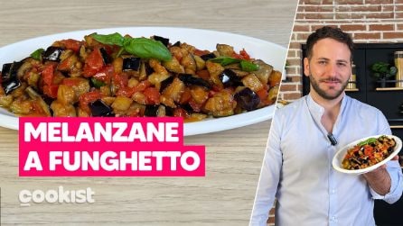 MELANZANE A FUNGHETTO: il contorno estivo FACILE E SAPORITO 🍆🤤