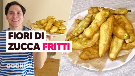 FIORI DI ZUCCA FRITTI: come farli CROCCANTI E ASCIUTTI 🧡