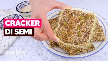 CRACKERS AI SEMI: facilissimi da preparare, VELOCI E SAPORITI!