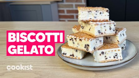 BISCOTTI GELATO fatti in casa: la ricetta FACILE E VELOCE pronta con 3 INGREDIENTI 😋