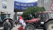 A Bruxelles tornano i trattori a pochi giorni dalle Europee