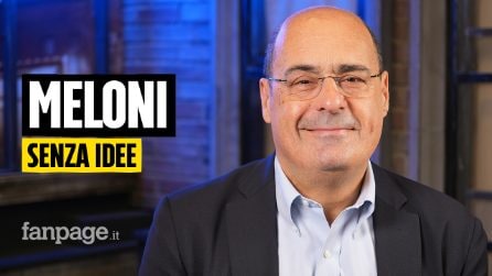 Europee, Zingaretti (Pd): "Meloni senza idee e contenuti, si vergogna delle cose che ha fatto"