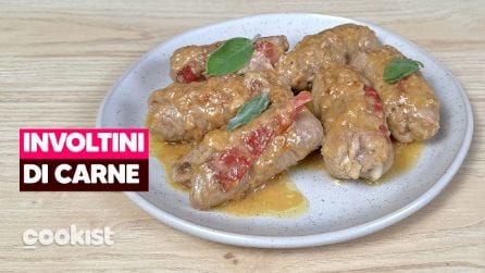 INVOLTINI DI CARNE con speck e provola: SUGOSI e perfetti per una CENA SAPORITA E VELOCE 😋