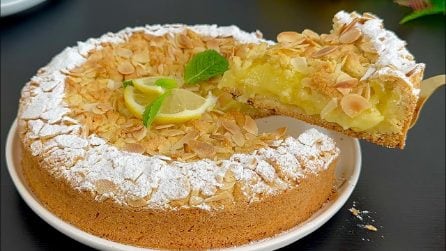 Sbriciolata con crema al limone: il dolce profumato e delizioso che devi provare