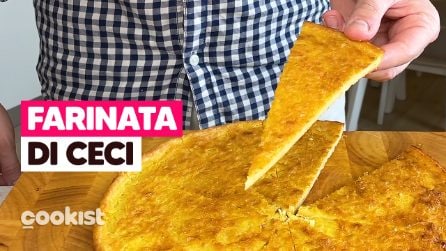 FARINATA DI CECI: croccante, pronta con SOLO 4 INGREDIENTI e FACILISSIMA 😍