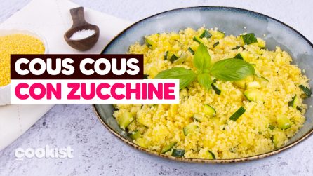 COUS COUS con zucchine: il piatto fresco per un PRANZO ESTIVO FACILE E SAPORITO 😋