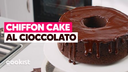 Chiffon cake al cioccolato: ALTA, SOFFICE e GOLOSA!