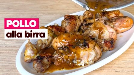 POLLO ALLA BIRRA: la ricetta facile per farlo TENERO e con una SALSINA CREMOSA 😋