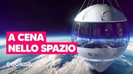 Nel 2025 si potrà mangiare nello spazio su un'astronave guardando la Terra