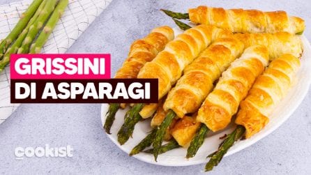 Arrotola gli asparagi nella pasta sfoglia e prepara un antipasto ORIGINALE e SFIZIOSO!