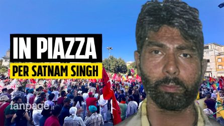 A Latina migliaia in piazza per Satnam Singh: "Lavoratori, alzate la voce pure se state in nero"