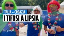 Europei, la carica dei tifosi a Lipsia per Croazia-Italia: "Forza Azzurri, andiamo agli ottavi"
