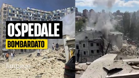 Ucraina, ospedale bombardato a Kiev: “Trasferiti 670 bambini malati, siamo senza corrente elettrica”